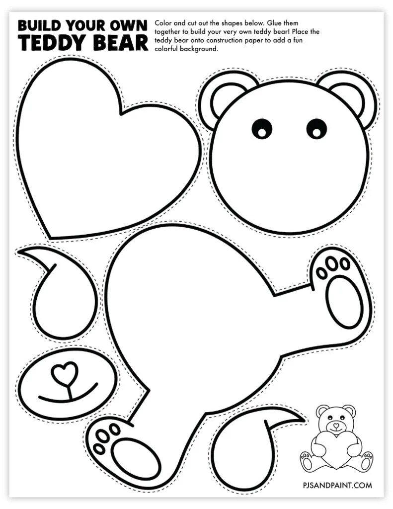 11 Free Printable Valentine'S Day Games And Activities - Pjs And Paint pertaining to Cut Printable Valentine Craft Templates