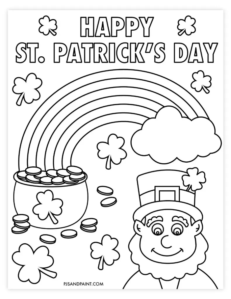 14 Free Printable St. Patrick'S Day Games And Activities - Pjs And regarding St Patricks Day Activities For Kids Printable