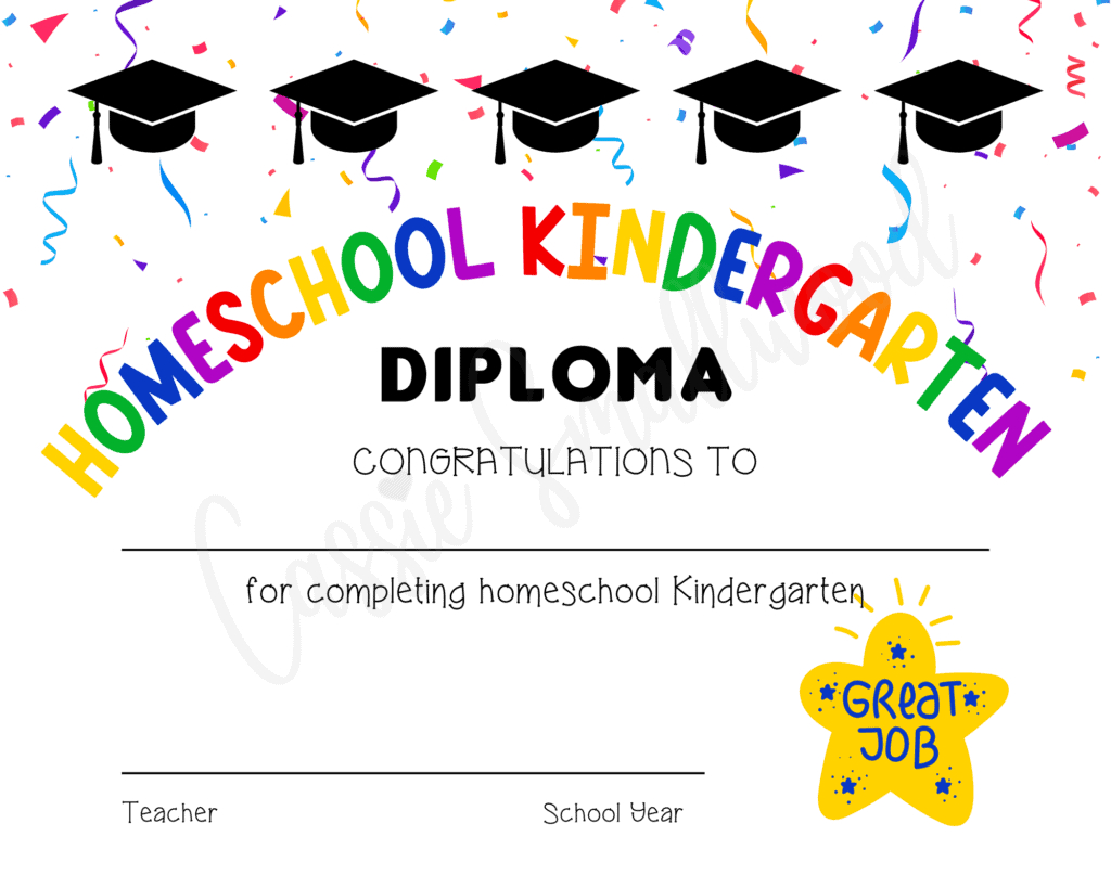 20 Preschool And Kindergarten Graduation Certificates (Free inside Free Printable Diplomas For Kindergarten