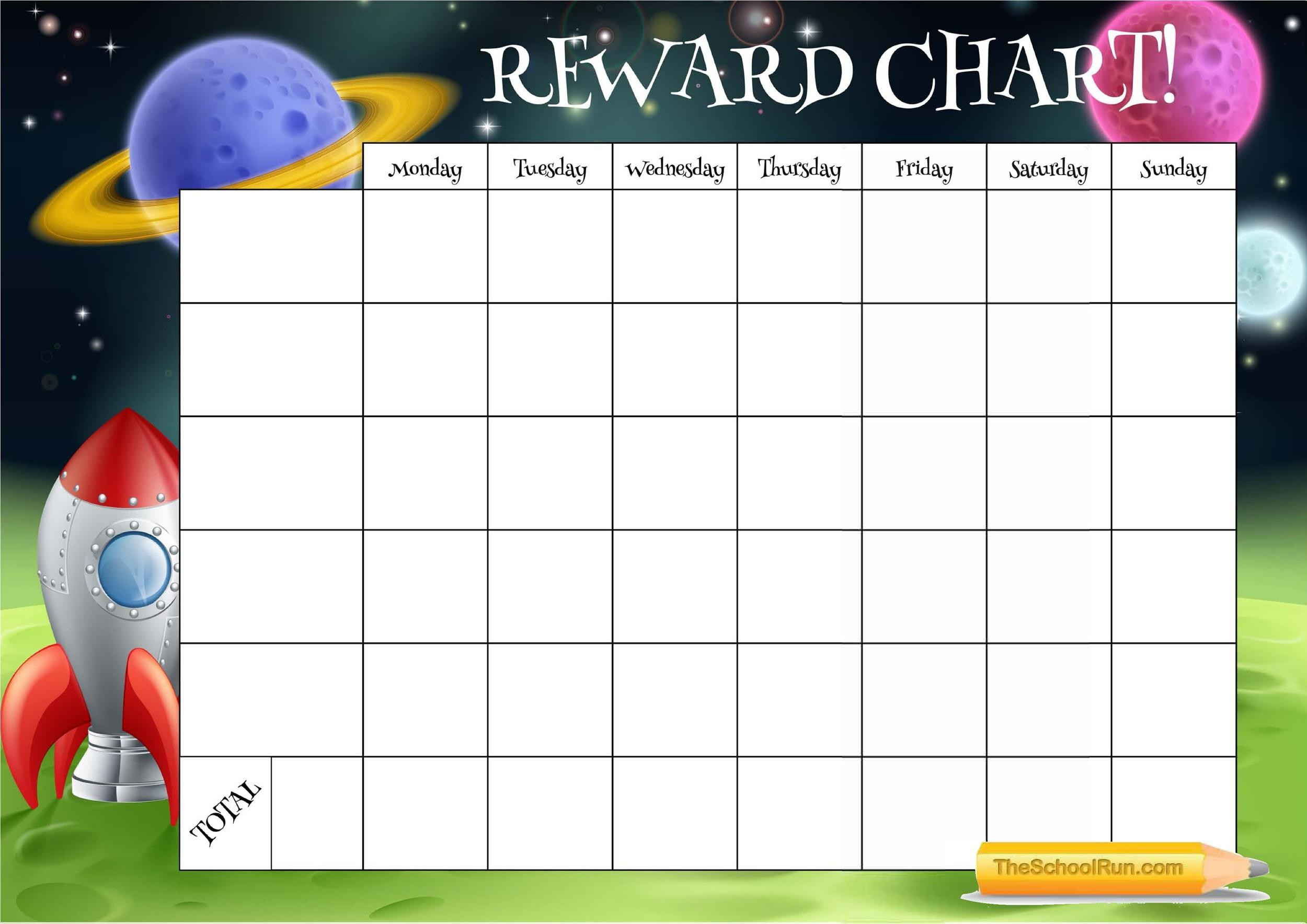 22 Printable Reward Charts For Kids (Pdf, Excel & Word) within Sticker Chart Printable Free Download
