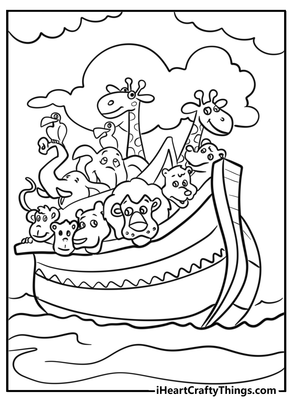 25 Noah'S Ark Coloring Pages (100% Free To Print) intended for Free Printable Noah'S Ark