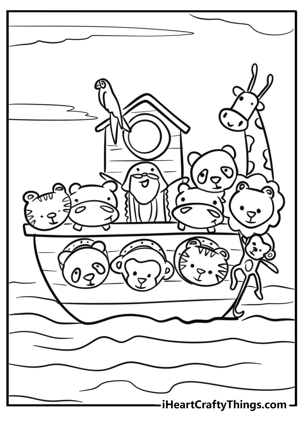 25 Noah'S Ark Coloring Pages (100% Free To Print) within Free Printable Noah's Ark