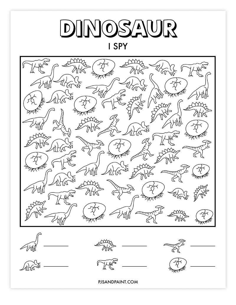 28 Free Printable I Spy Games - Pjs And Paint pertaining to Free I Spy Printables For Kindergarten