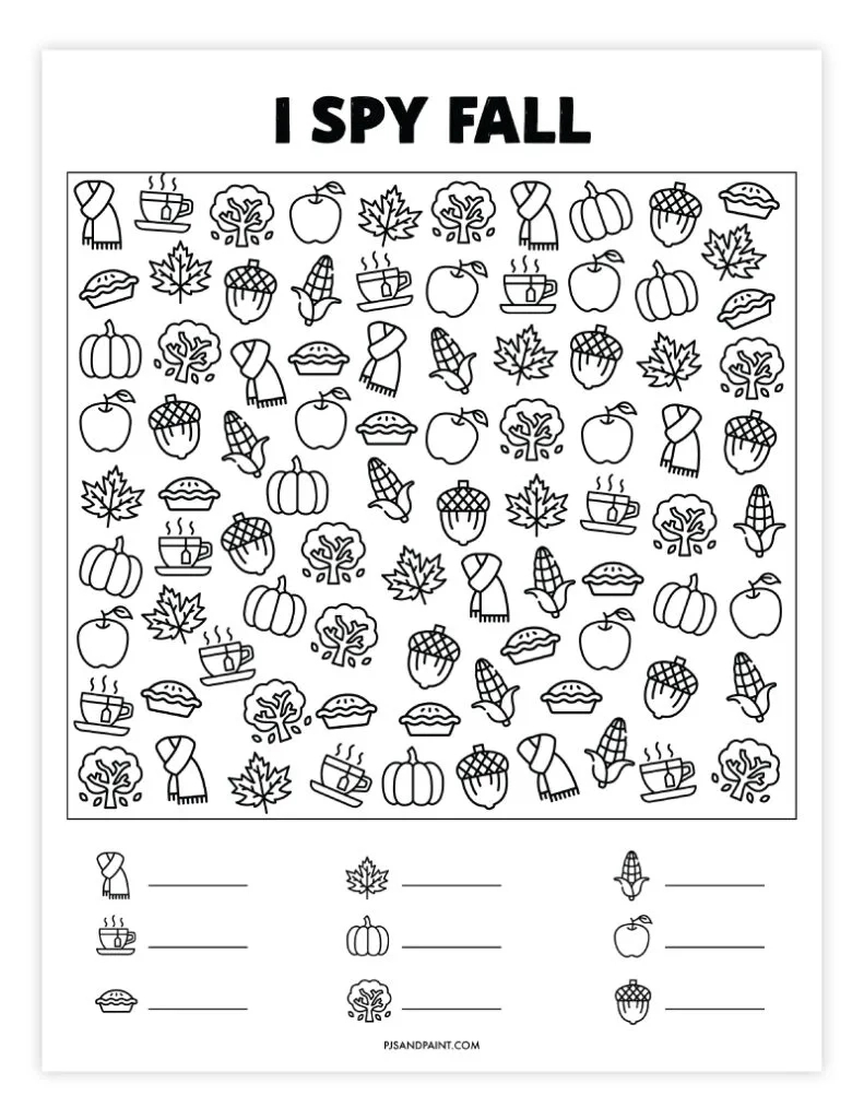 28 Free Printable I Spy Games - Pjs And Paint pertaining to Free I Spy Printables For Kindergarten