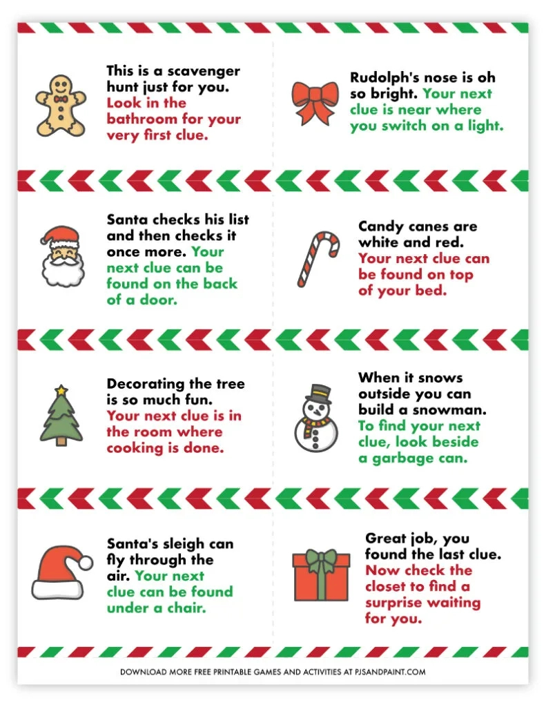 37 Free Printable Christmas Games And Activities - Pjs And Paint within Free Printable Adult Christmas Games