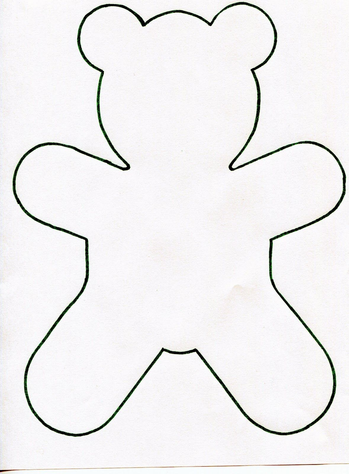 8 Teddybear Picnic Ideas | Teddy Bear Picnic, Teddy Bear Day regarding Free Teddy Bear Template Printable