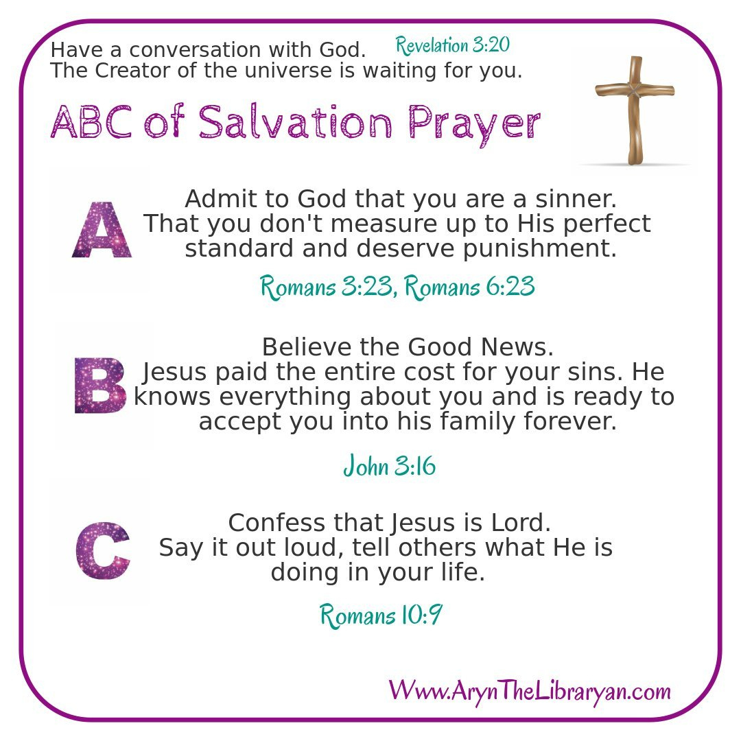 Are There Really 3 Steps To Salvation? Faith 101 intended for Free Printable Abc of Salvation Printable