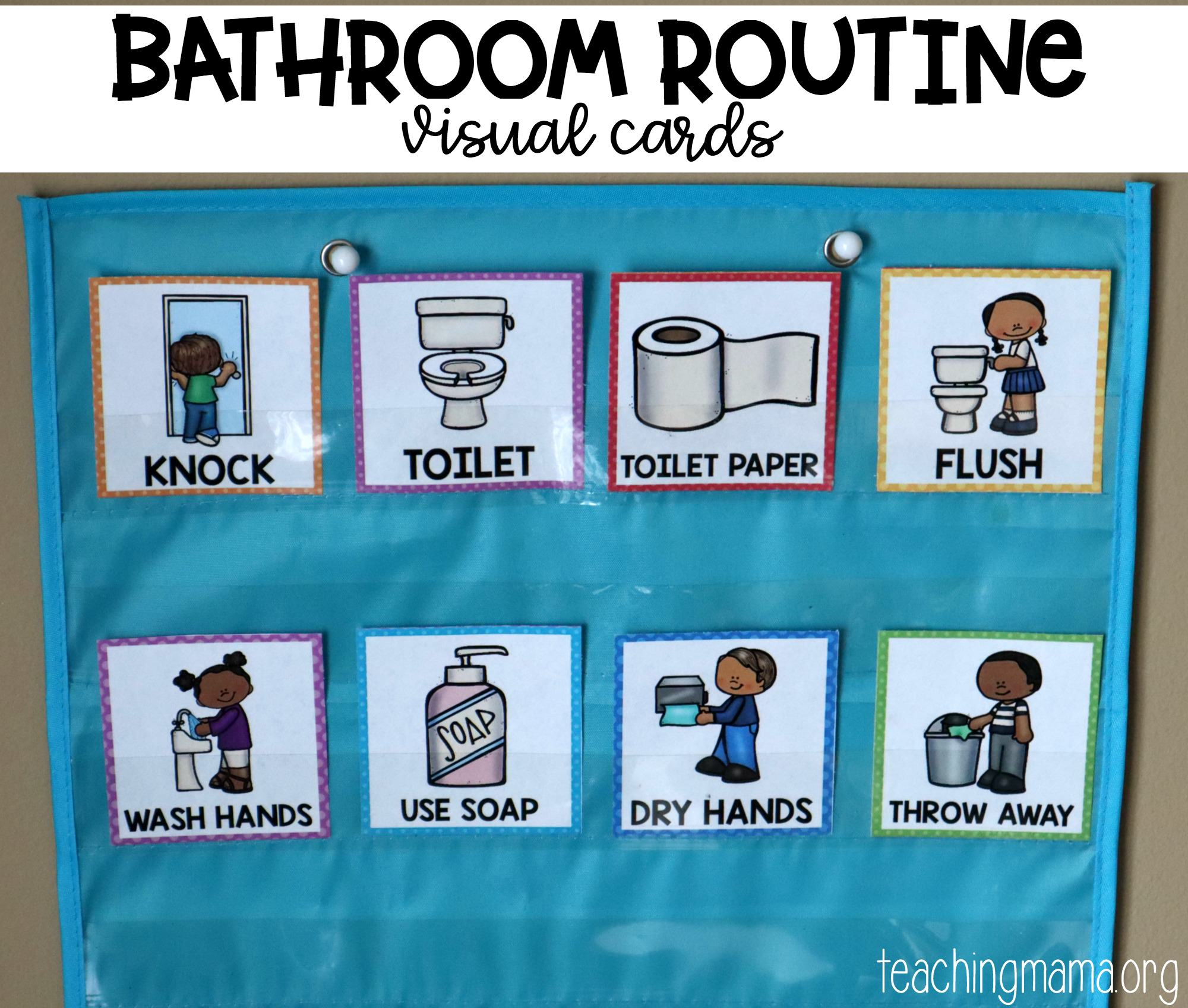 Bathroom Routine Visual Cards pertaining to Free Printable Bathroom Signs For Preschool