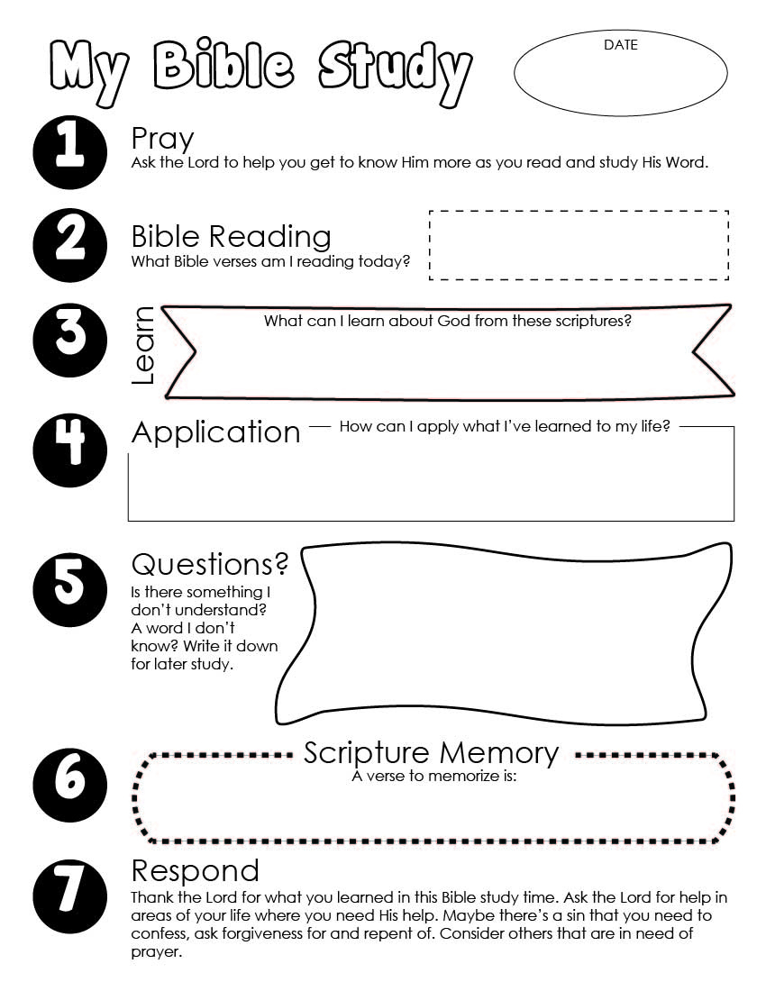 Bible Study Guide For Kids Free Printable - Wildly Anchored within Free Printable Bible Study Lessons