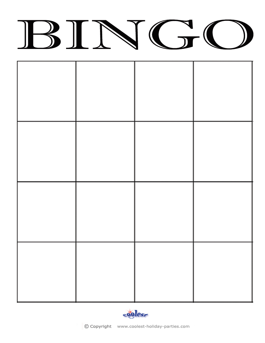 Blank-Bingo-4X4 - Coolest Free Printables - Worksheets Library within Free Printable 4x4 Blank Bingo Cards