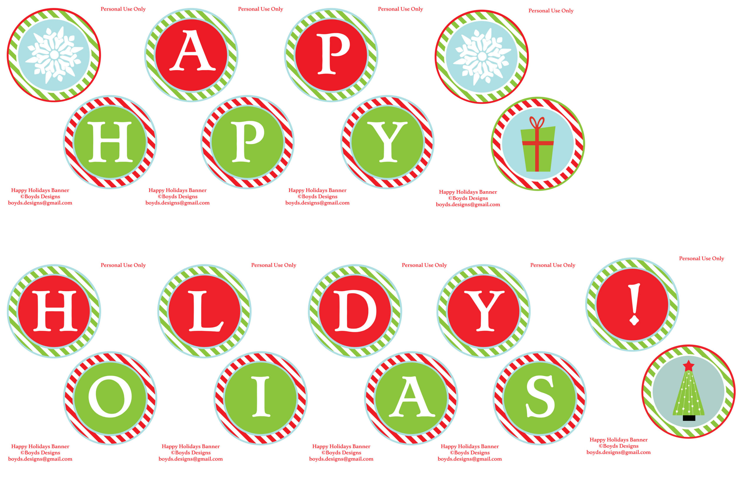Carla, Baxter &Amp; Hunter | Join Us On Our Journey Through intended for Happy Holidays Banner Printable Free