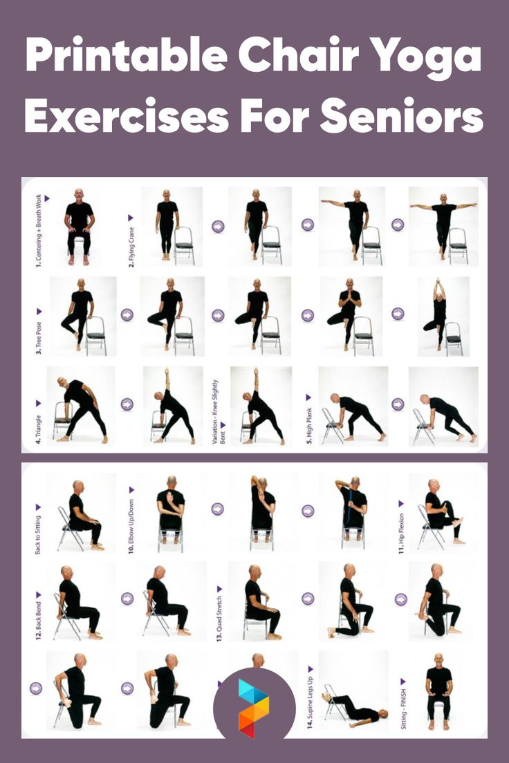 Chair Yoga Exercises For Seniors - 20 Free Pdf Printables | Printablee with Free Printable Exercises For Seniors