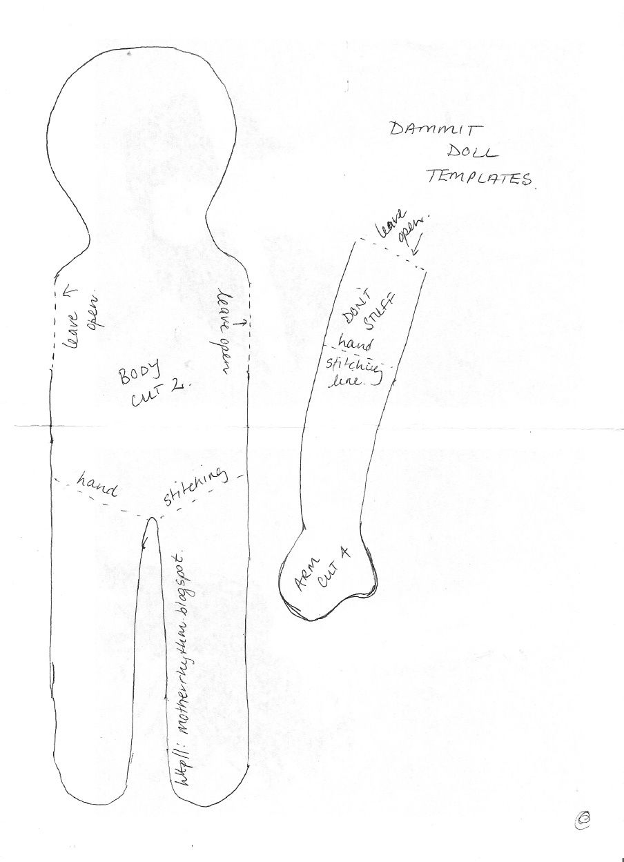 Dammit Doll Pattern | Pdf with regard to Dammit Doll Pattern Free Printable