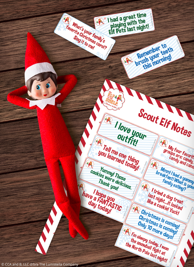 Download Free Printable Elf On The Shelf Notes | The Elf On The Shelf with regard to Elf on a Shelf Printables Free