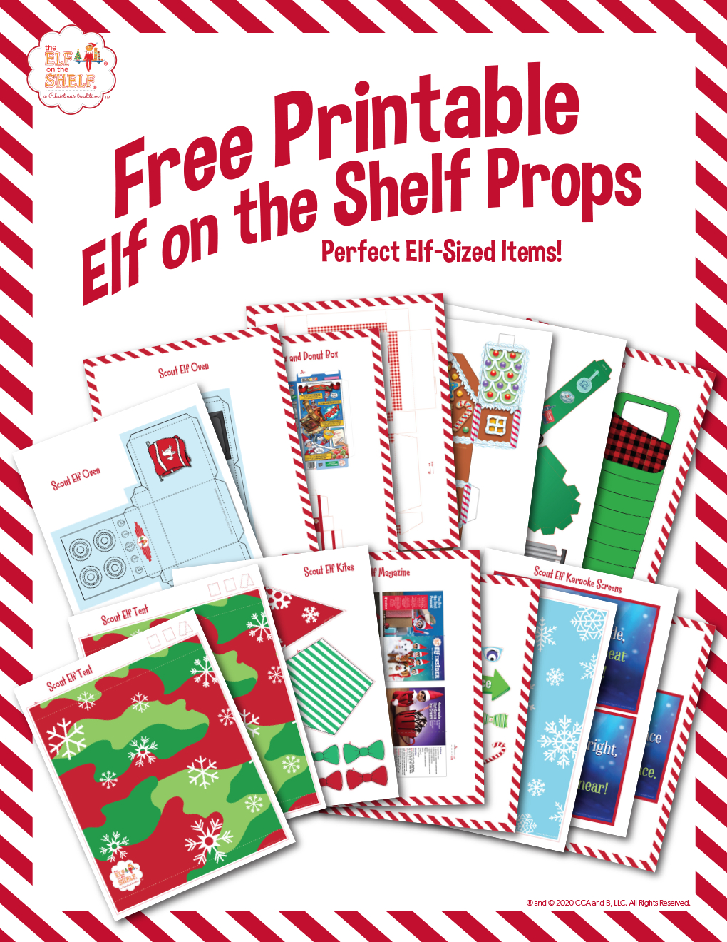 Download Free Printable Elf On The Shelf Props | The Elf On The Shelf for Elf On A Shelf Printables Free