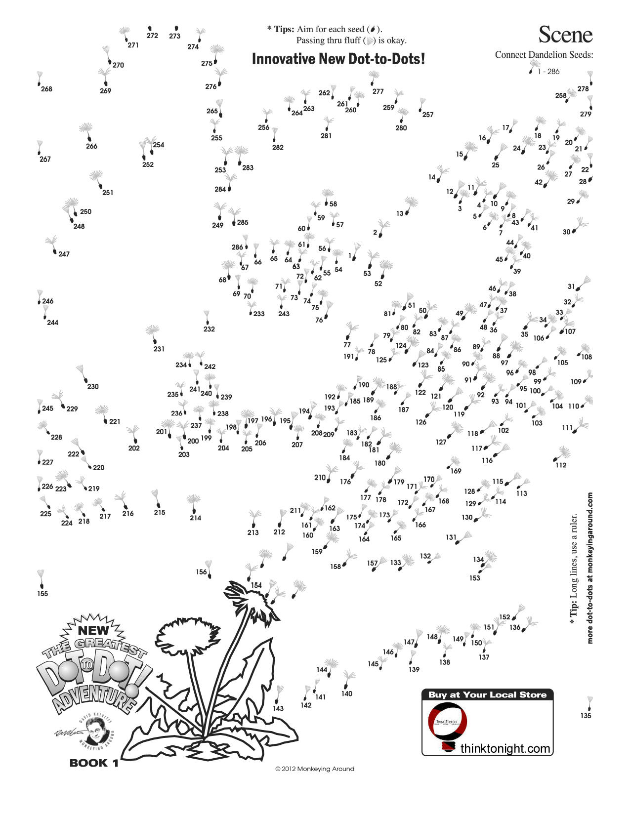 Downloadable Dot-To-Dot Puzzles with regard to Free Printable Dot to Dot For Adults
