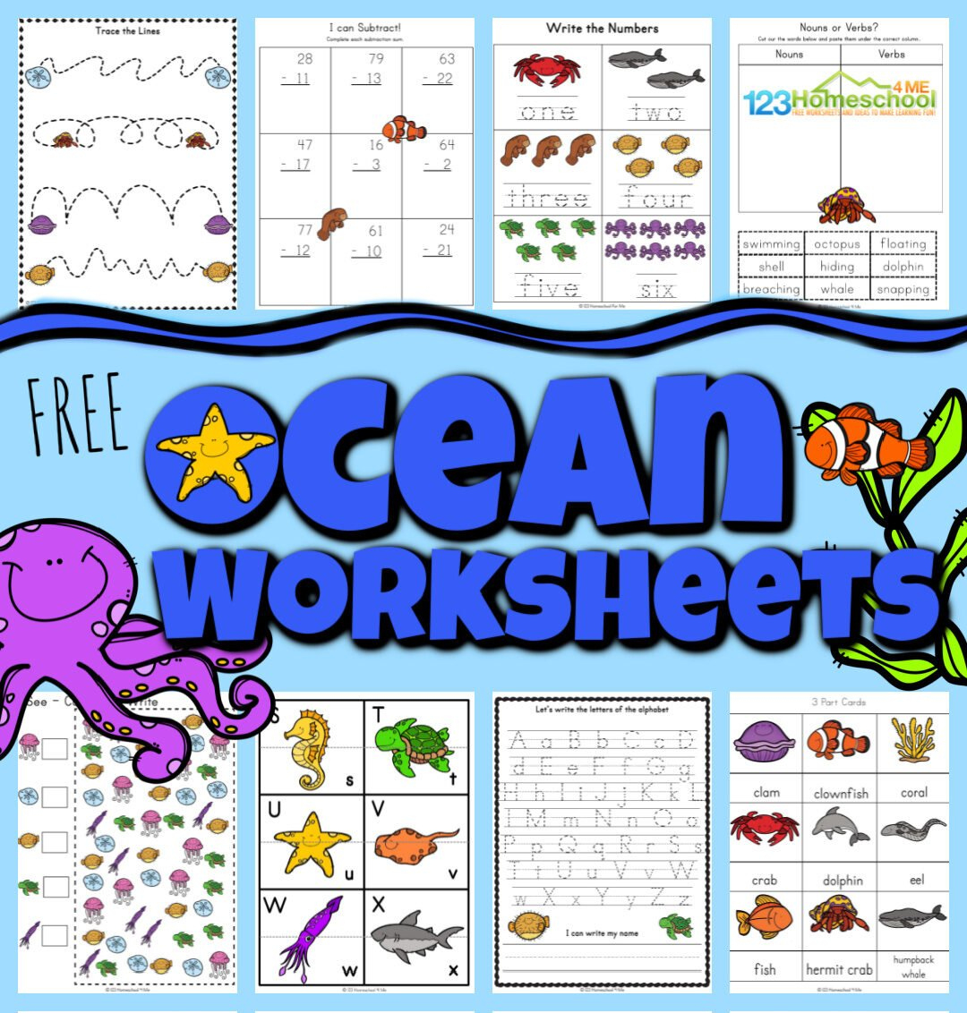 🐠 Free Free Printable Ocean Worksheets For Kids, Kind intended for Free Printable Ocean Worksheets For Preschoolers