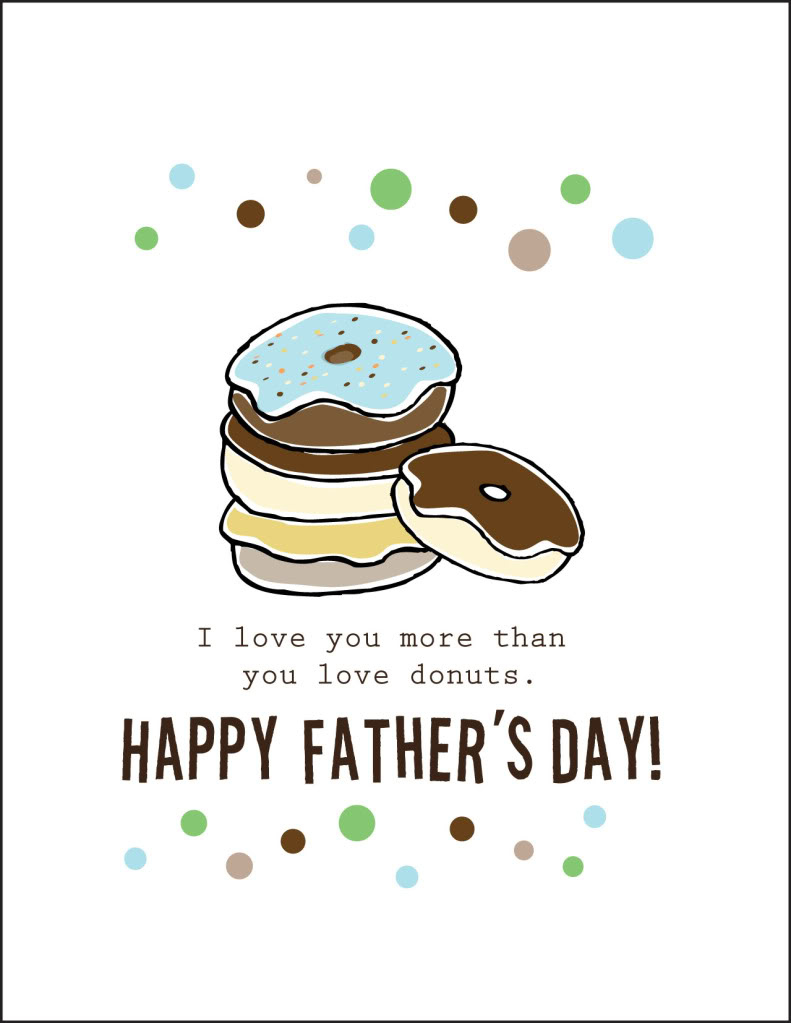 Father&amp;#039;S Day Free Printable Card! | Showit Blog within Donuts With Dad Free Printable