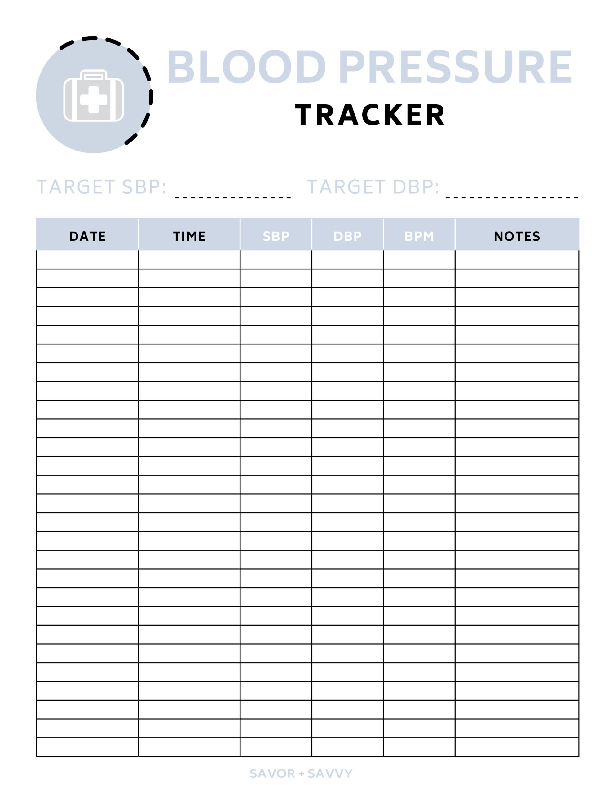 Free 4 Page Medical Binder Printable - Savor + Savvy pertaining to Free Printable Medical Forms