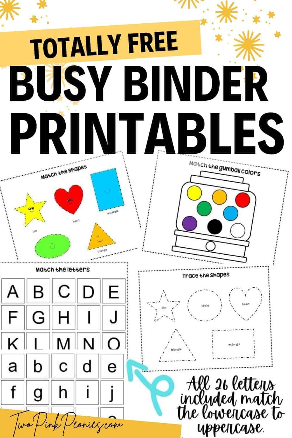 Free Busy Binder Printables {Instant Download} for Free Printable Busy Book