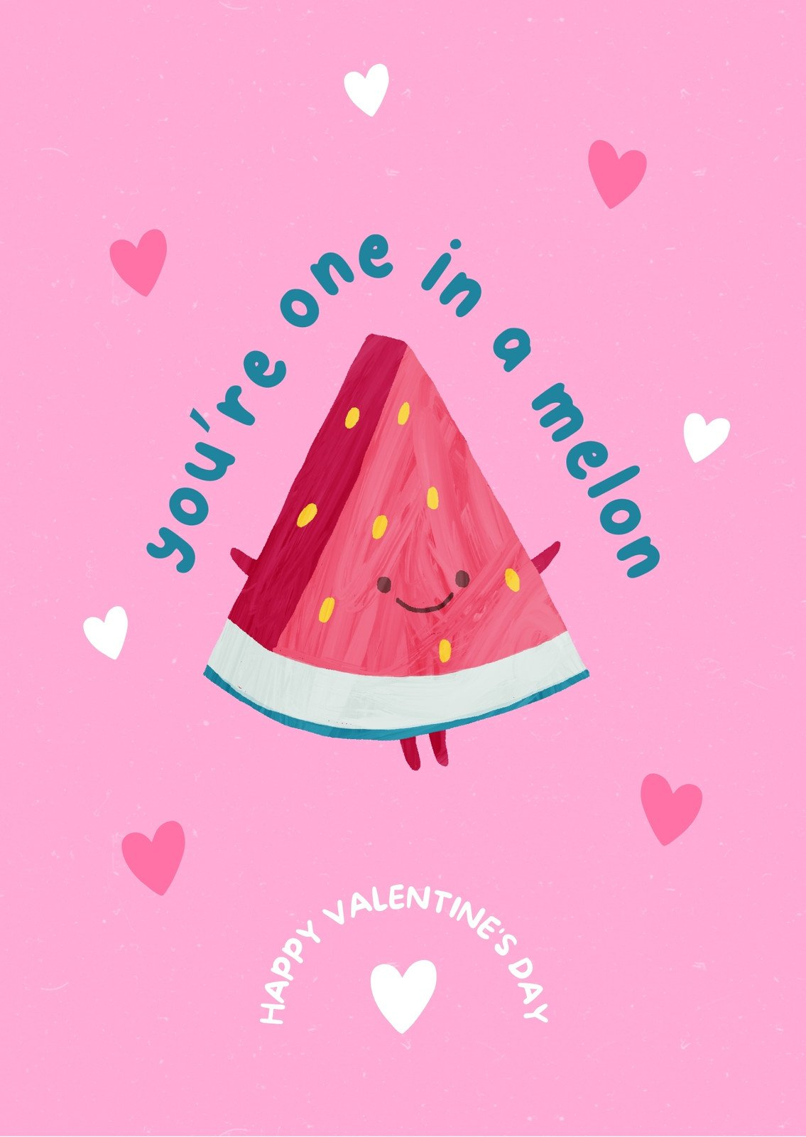 Free Custom Printable Funny Valentine'S Day Card Templates | Canva for Printable Valentine's Day Card