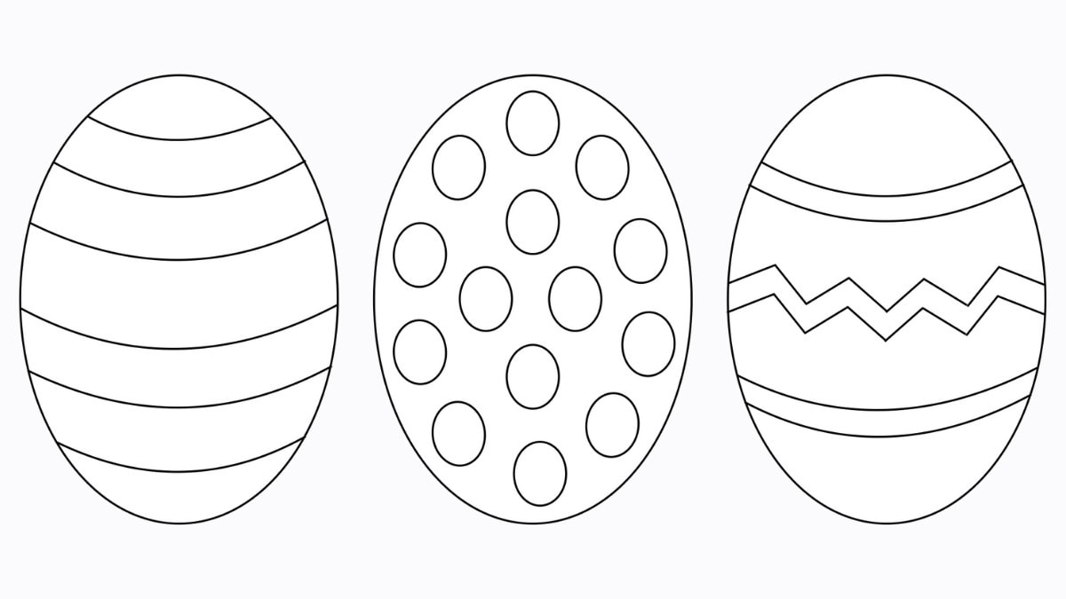 Free Easter Egg Template (+ 9 Easy Crafts!) - The Craft-At-Home Family within Free Printable Easter Egg Template