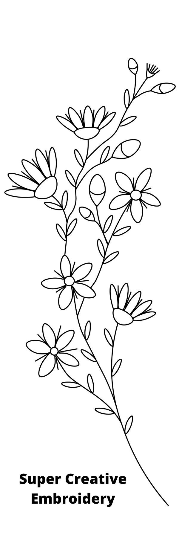 Free Embroidery Pattern / Pdf / Printable / Super Creative for Free Printable Hand Embroidery Patterns