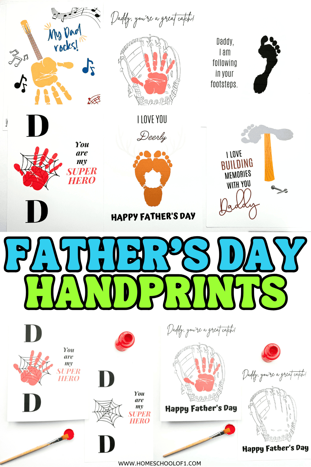 Free Father'S Day Handprint Printable Crafts with regard to Father's Day Handprint Free Printable