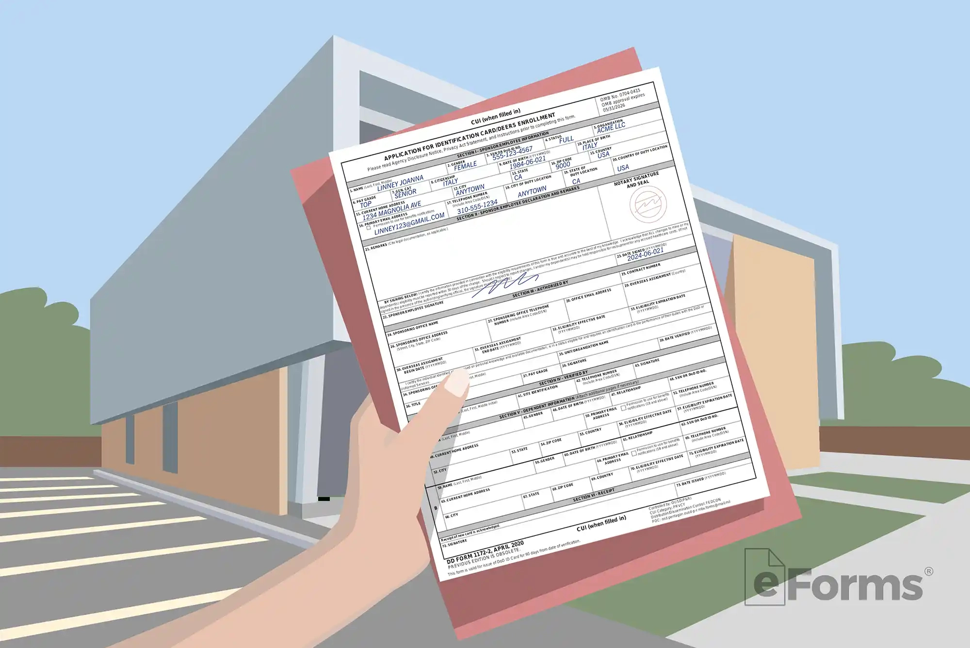 Free Form Dd 1172-2 - Pdf – Eforms with regard to Printable Dd Form 1172 2