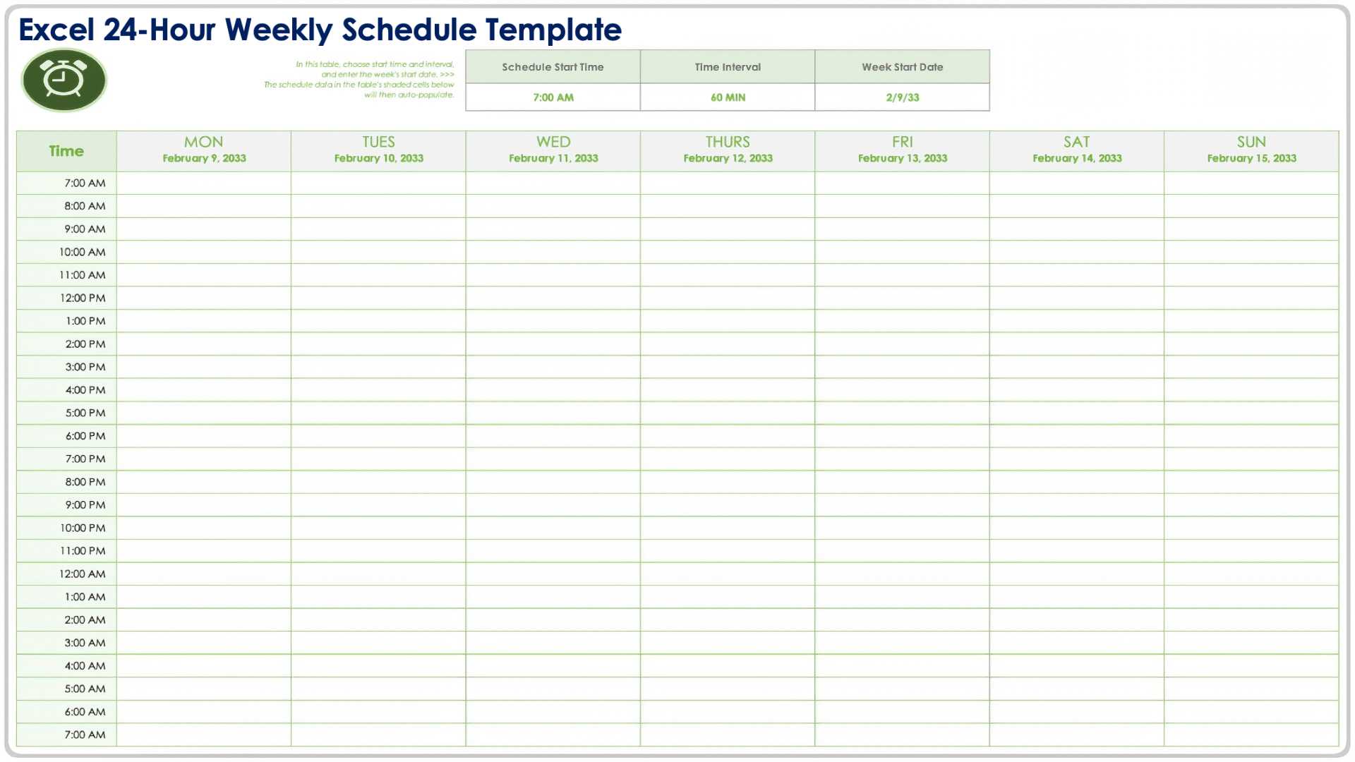 Free Hourly Schedule Templates: All Formats, Editable & Printable pertaining to Hour By Hour Printable Schedule