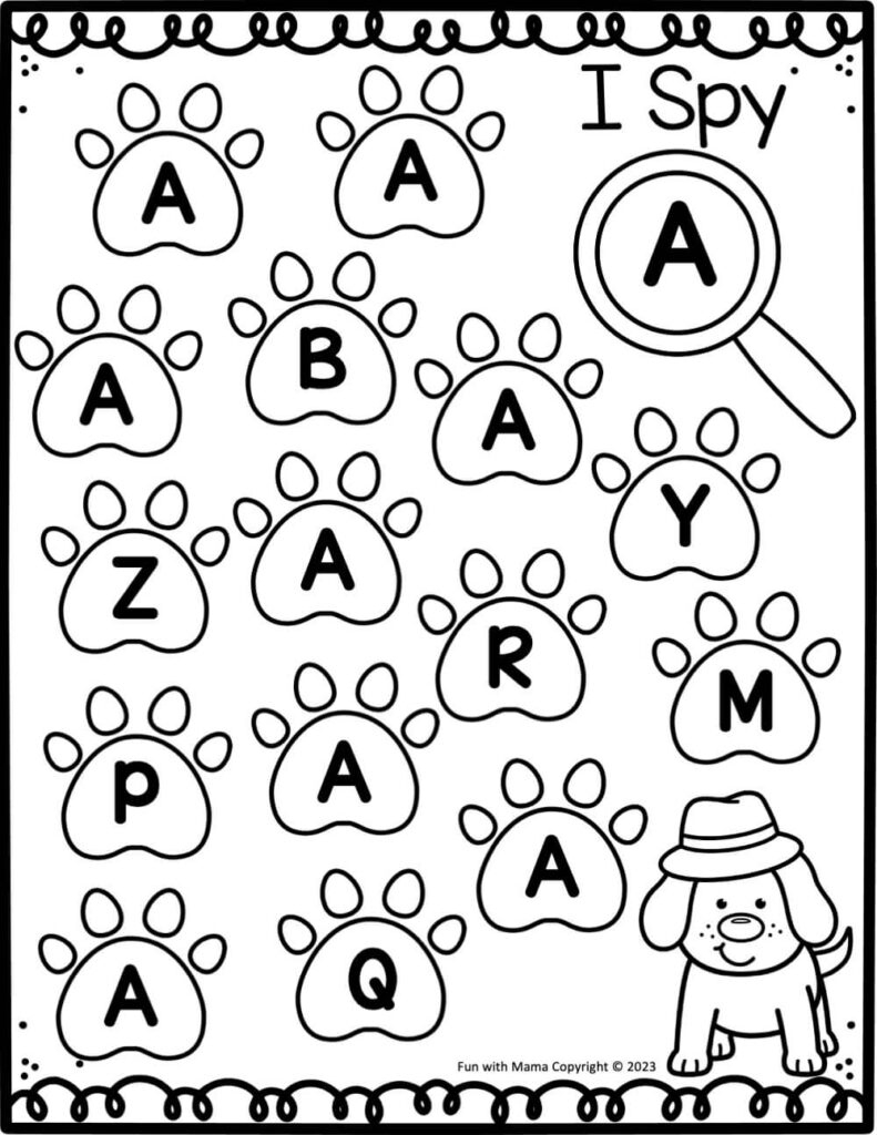 Free Letter A Worksheets For Preschool + Kindergarten - Fun With Mama regarding Free Printable Preschool Letter a Worksheets