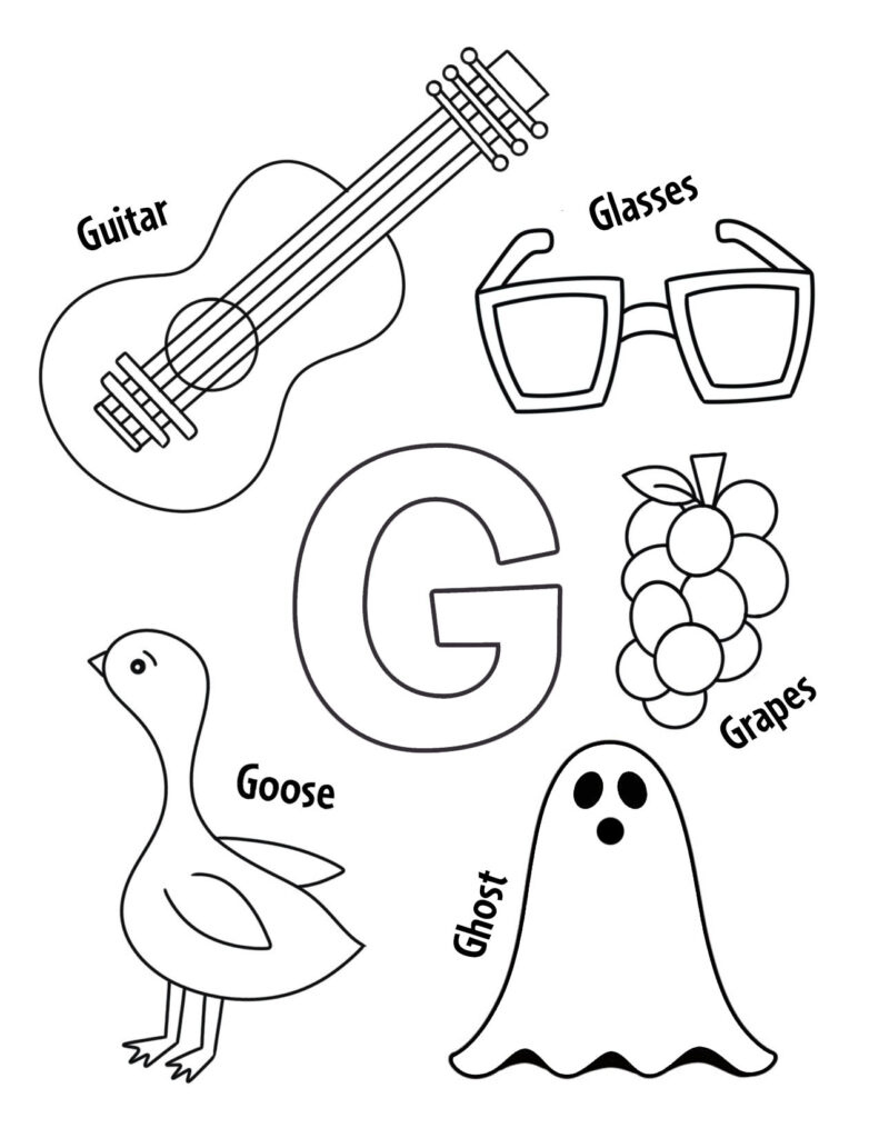 Free Letter G Worksheets For Preschool! ⋆ The Hollydog Blog pertaining to Free Printable Letter G Worksheets For Preschoolers