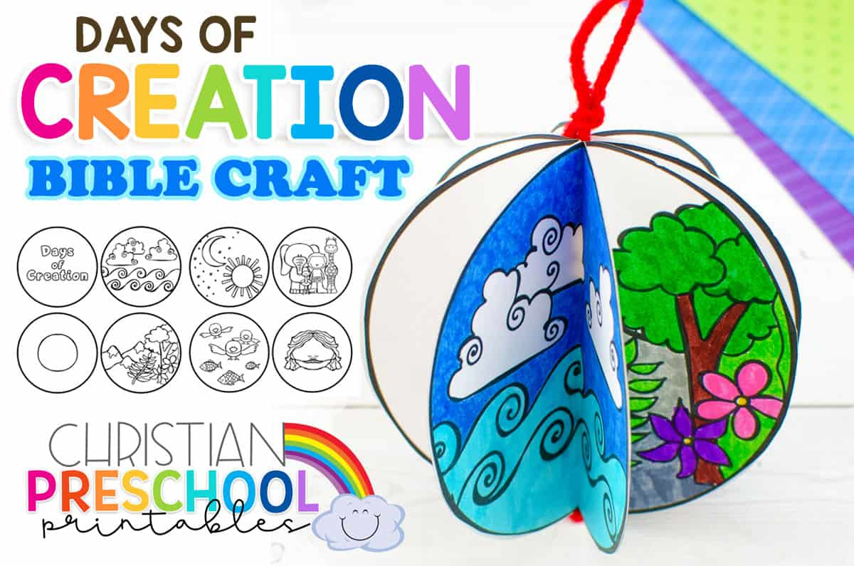 Free Printable Creation Craft For Kids - Christian Preschool throughout Free Printable Creation Crafts