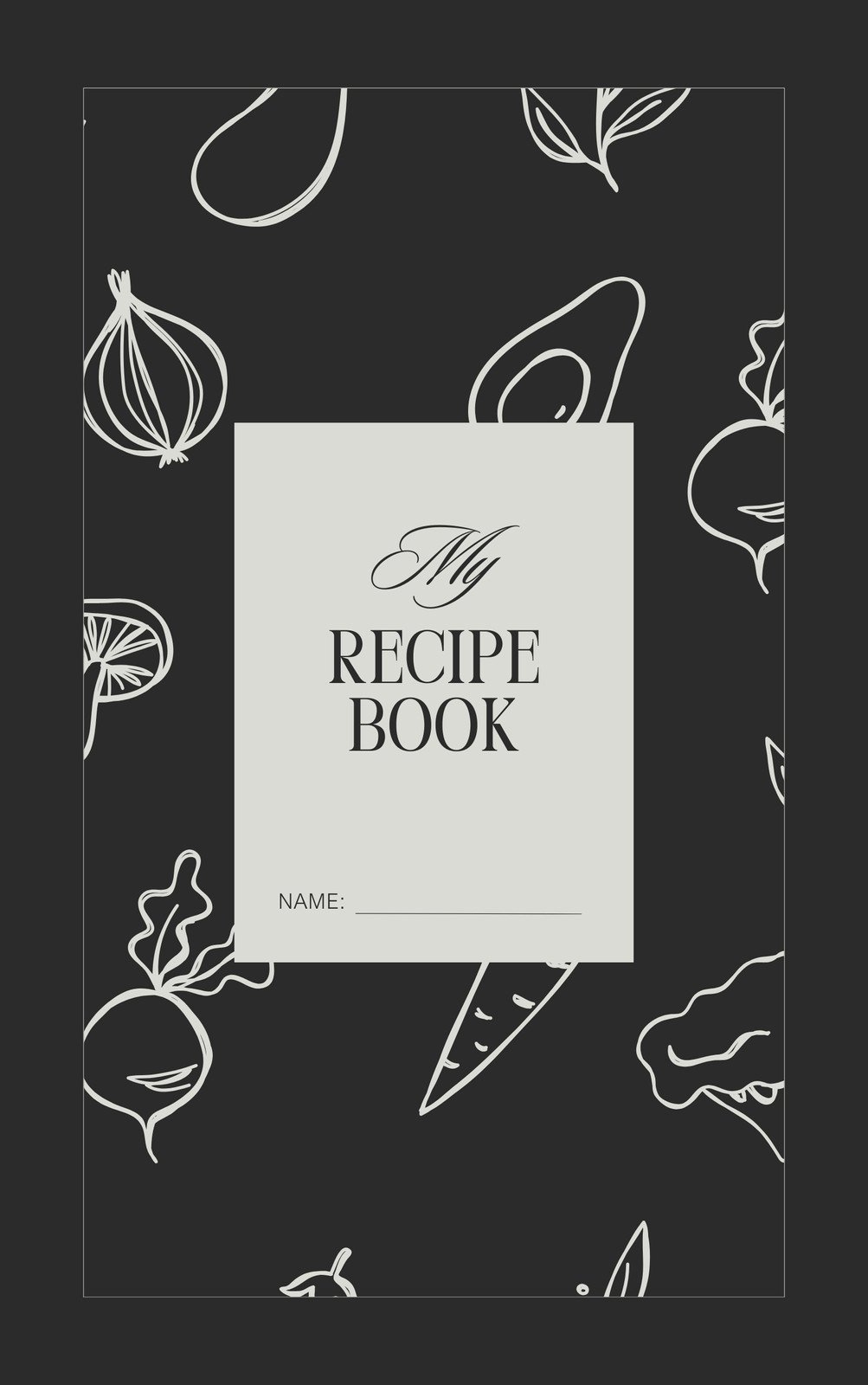 Free, Printable, Customizable Recipe Book Cover Templates | Canva inside Printable Front Cover Recipe Book Cover