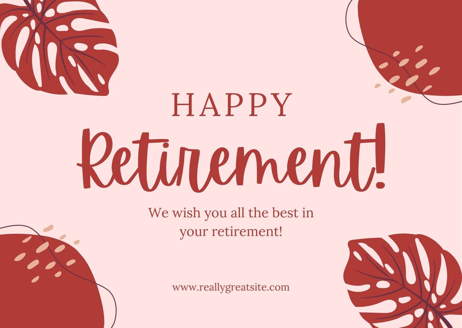 Free Printable, Customizable Retirement Card Templates | Canva with regard to Free Printable Happy Retirement Signs