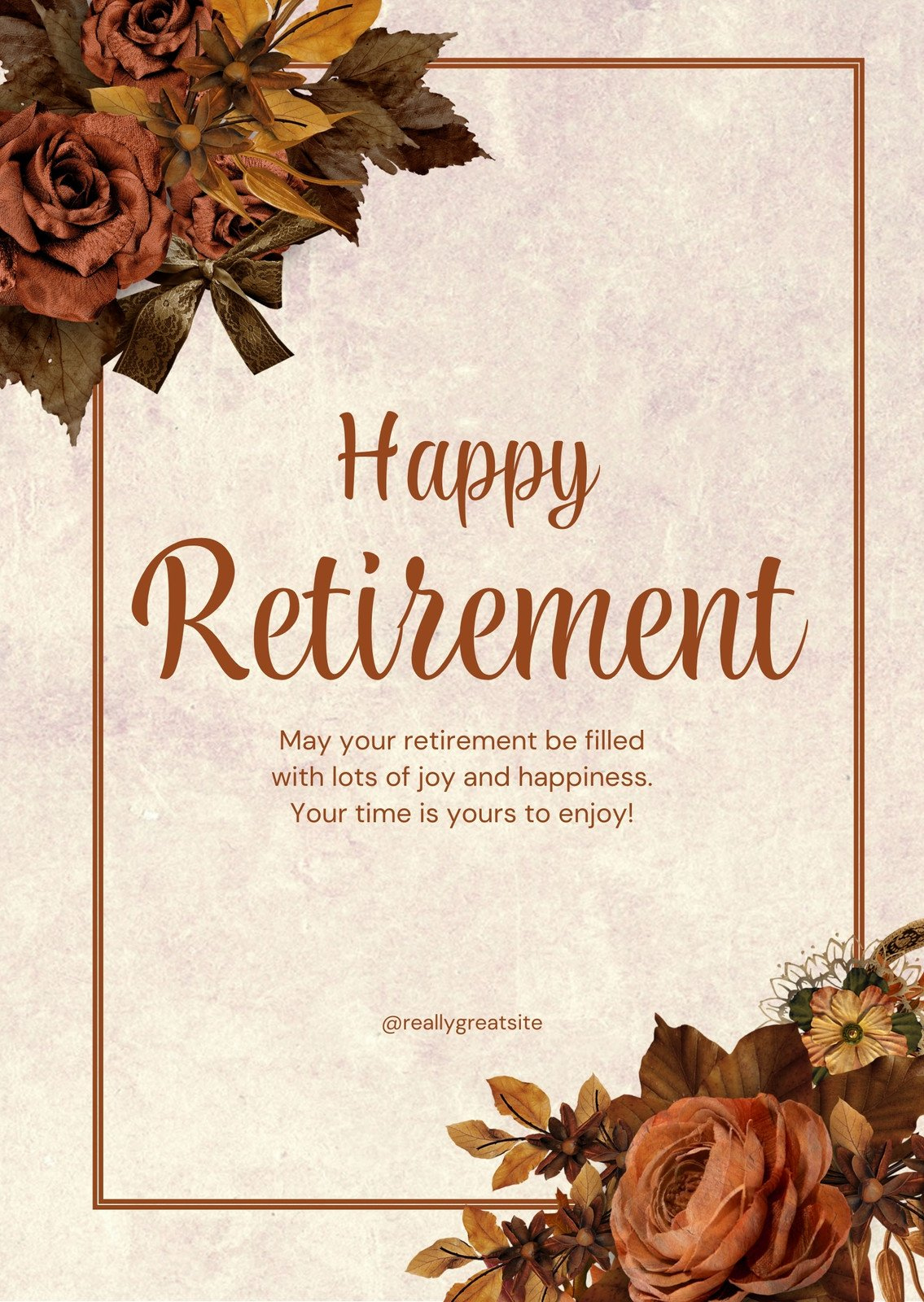 Free Printable, Customizable Retirement Card Templates | Canva with regard to Free Printable Happy Retirement Signs