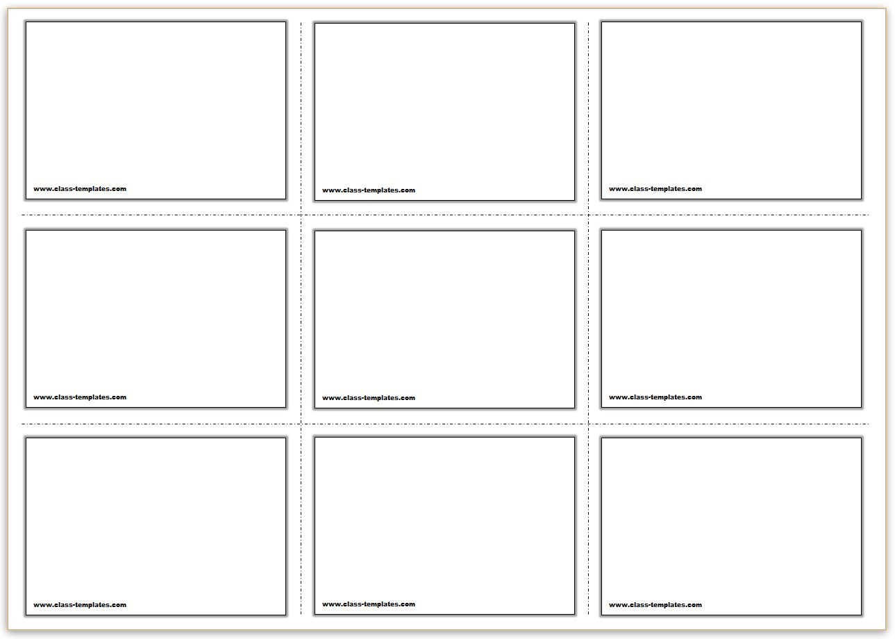 Free Printable Flash Cards Template inside How to Make Printable Flashcards