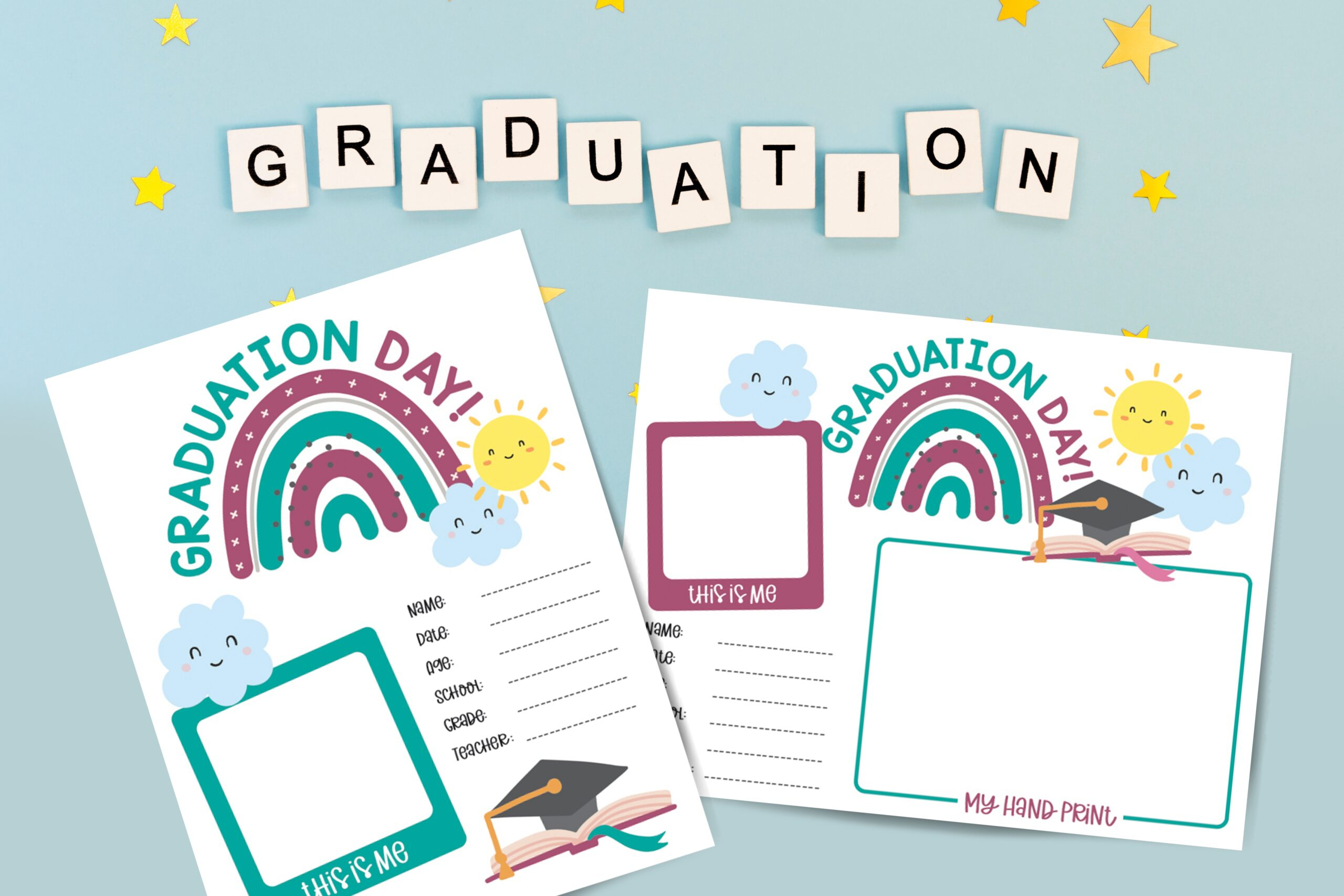 Free Printable Preschool Graduation Keepsake intended for Kindergarten Graduation Card Free Printable