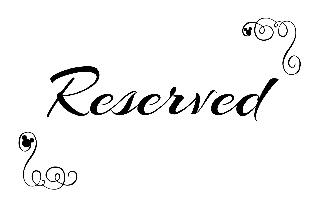 Free Printable Reserved Seating Signs For Your Wedding Ceremony pertaining to Printable Reserved Signs For Tables