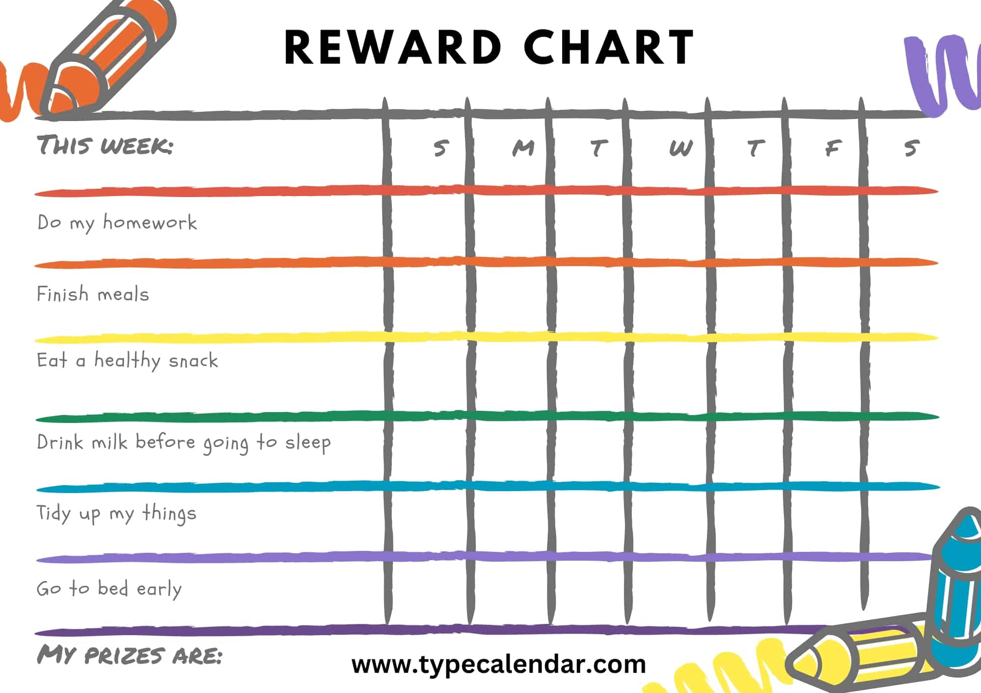 Free Printable Reward Chart Templates [Word, Pdf] Teachers for Reward Chart Printable Free Download