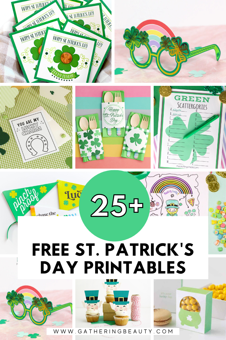 Free Printable St Patrick'S Day Crafts — Gathering Beauty for St Patricks Day Crafts For Toddlers Printable
