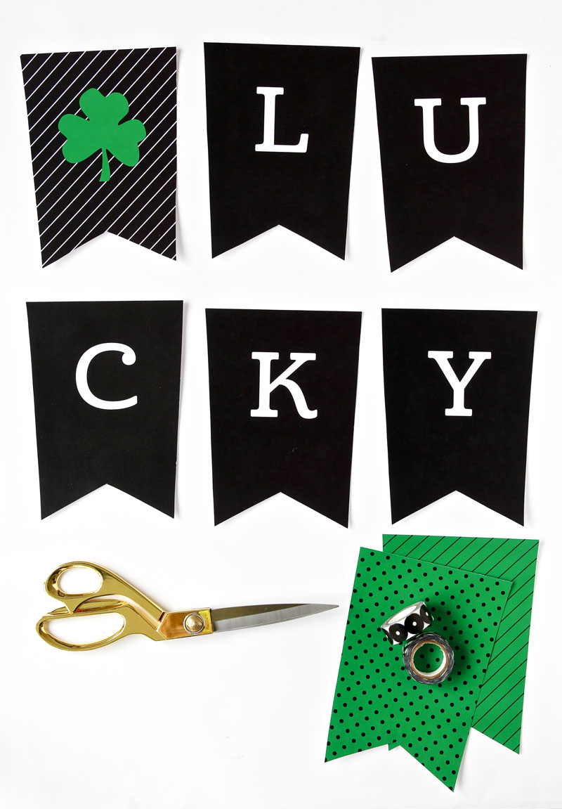 Free Printable St. Patrick'S Day Decor - Paging Supermom pertaining to Printable St Patrick'S Day Decorations
