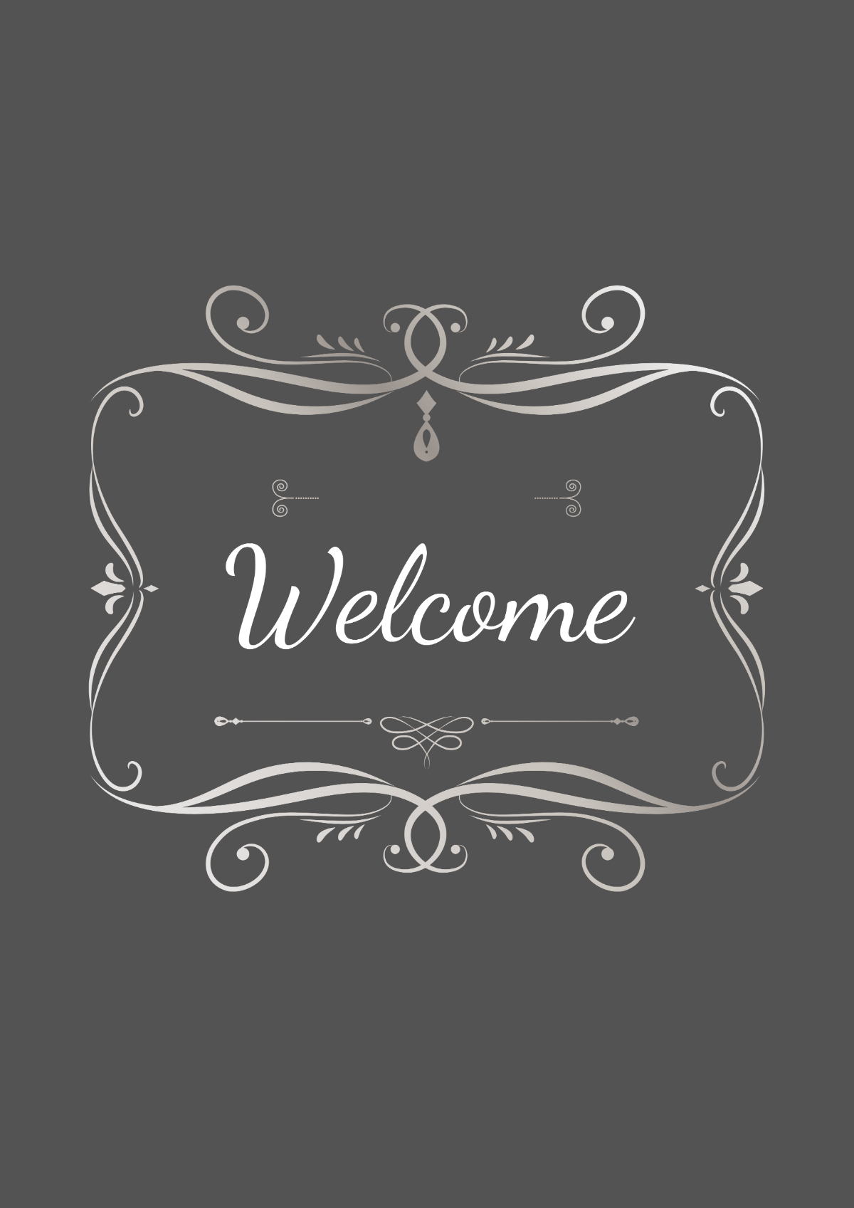 Free Sign Templates, Editable And Printable in Editable Free Printable Welcome Sign Template