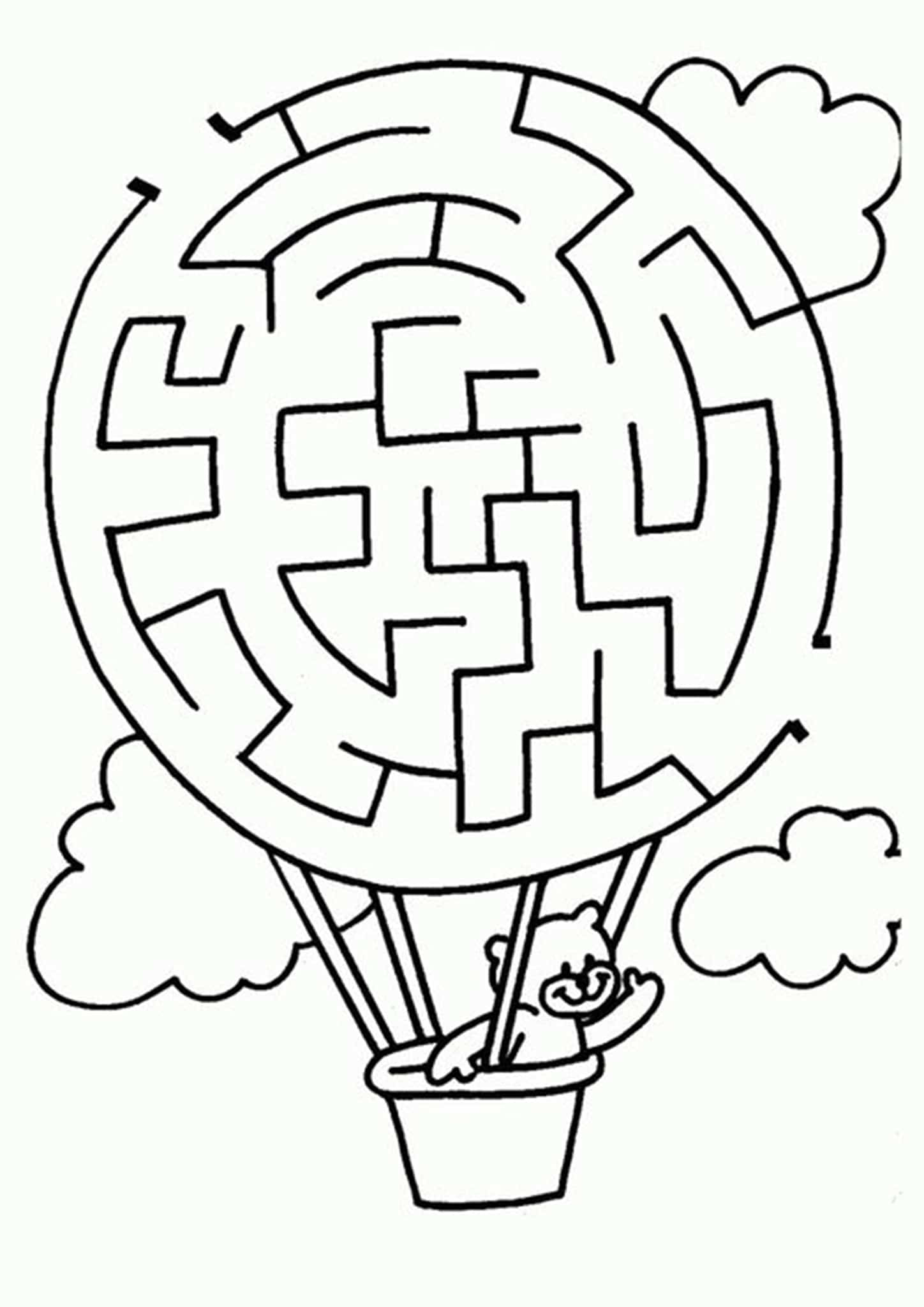 Free Simple Maze Printables For Preschoolers And Kindergartners for Free Printable Maze For Preschoolers