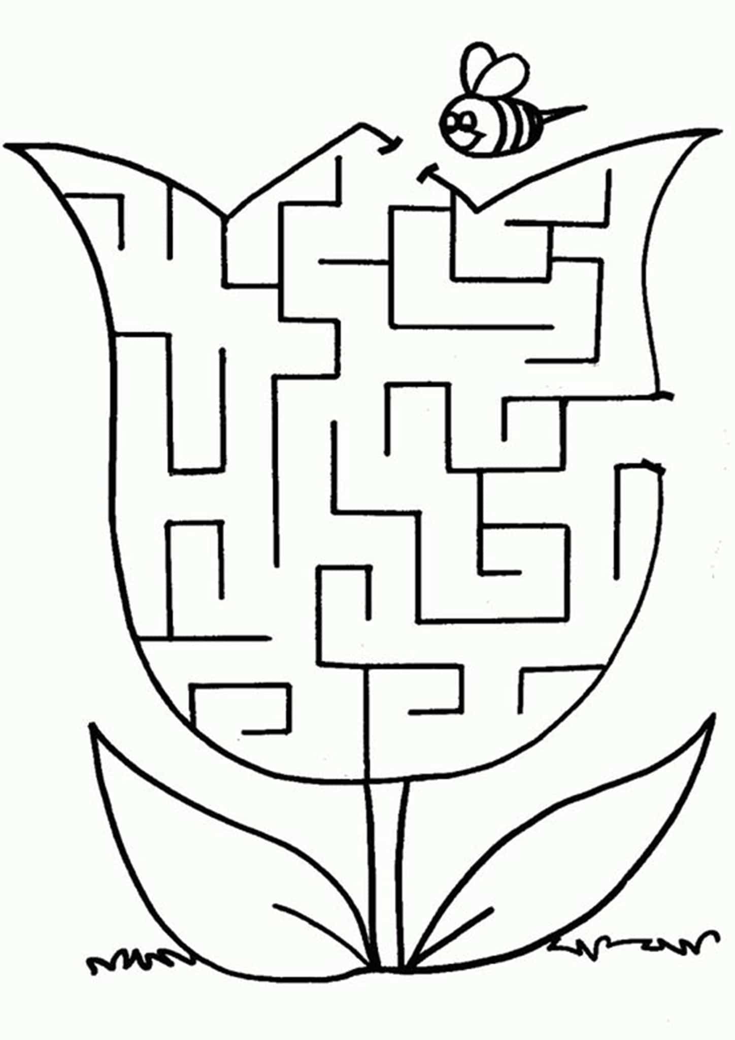 Free Simple Maze Printables For Preschoolers And Kindergartners inside Free Printable Maze For Preschoolers