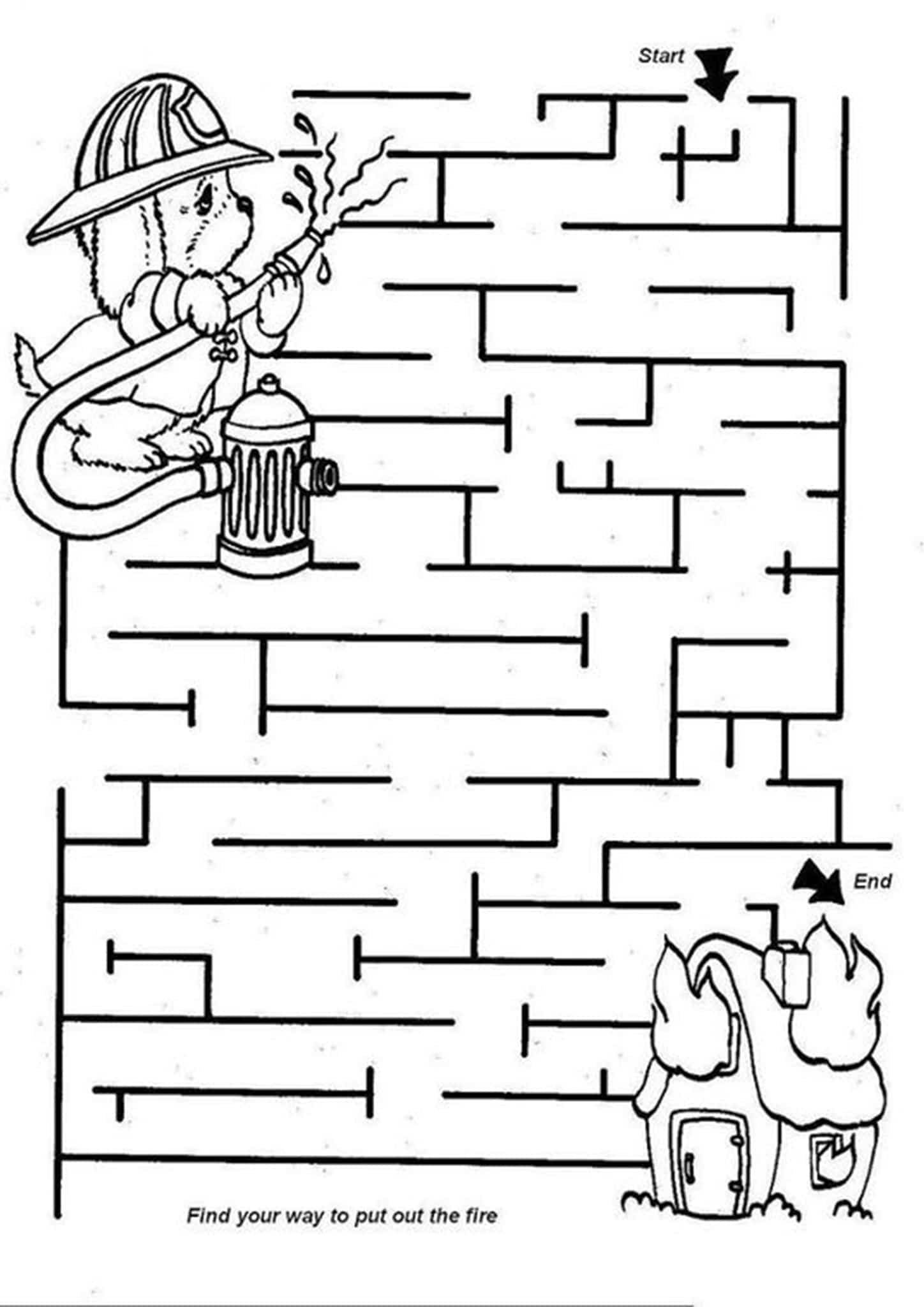 Free Simple Maze Printables For Preschoolers And Kindergartners pertaining to Free Printable Maze For Preschoolers