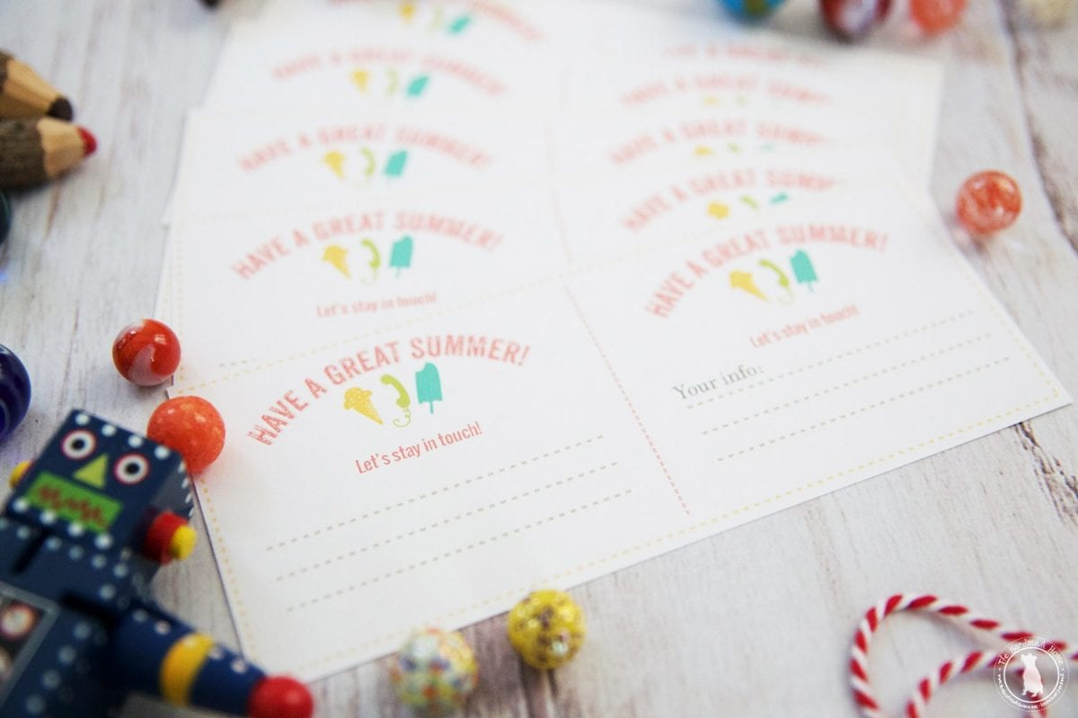 Free Stay In Touch Printables - The Handmade Home inside Free Printable Keep In Touch Cards