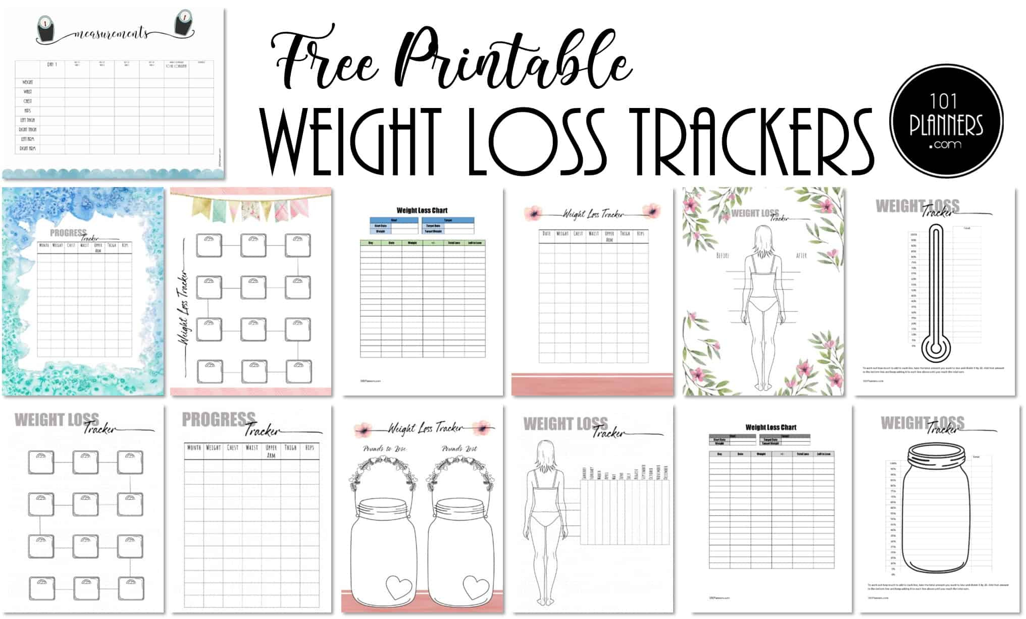 Free Weight Loss Tracker Printable | Customize Before You Print intended for Cute Weight Loss Tracker Printable Free