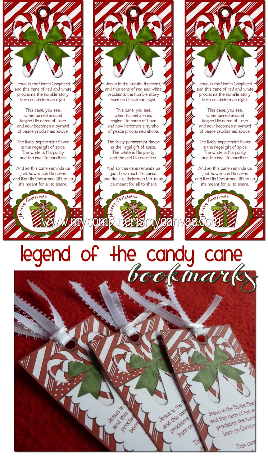 Freebie} Candy Cane Legend - My Computer Is My Canvas pertaining to Christian Story Of The Candy Cane Printable