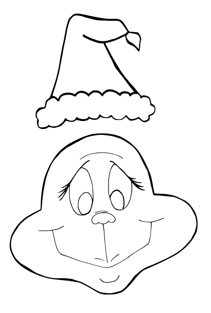 Grinch Coloring Pages - Free Printable Grinch pertaining to Free Printable Grinch Craft Template